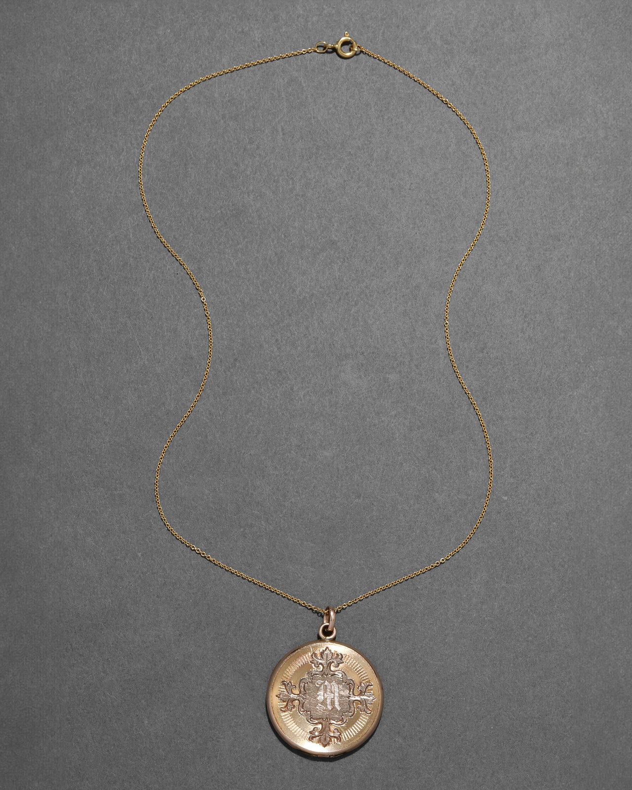 Antique Victorian Late 1800s 14k Gold Fill Ornate Hand Etched 