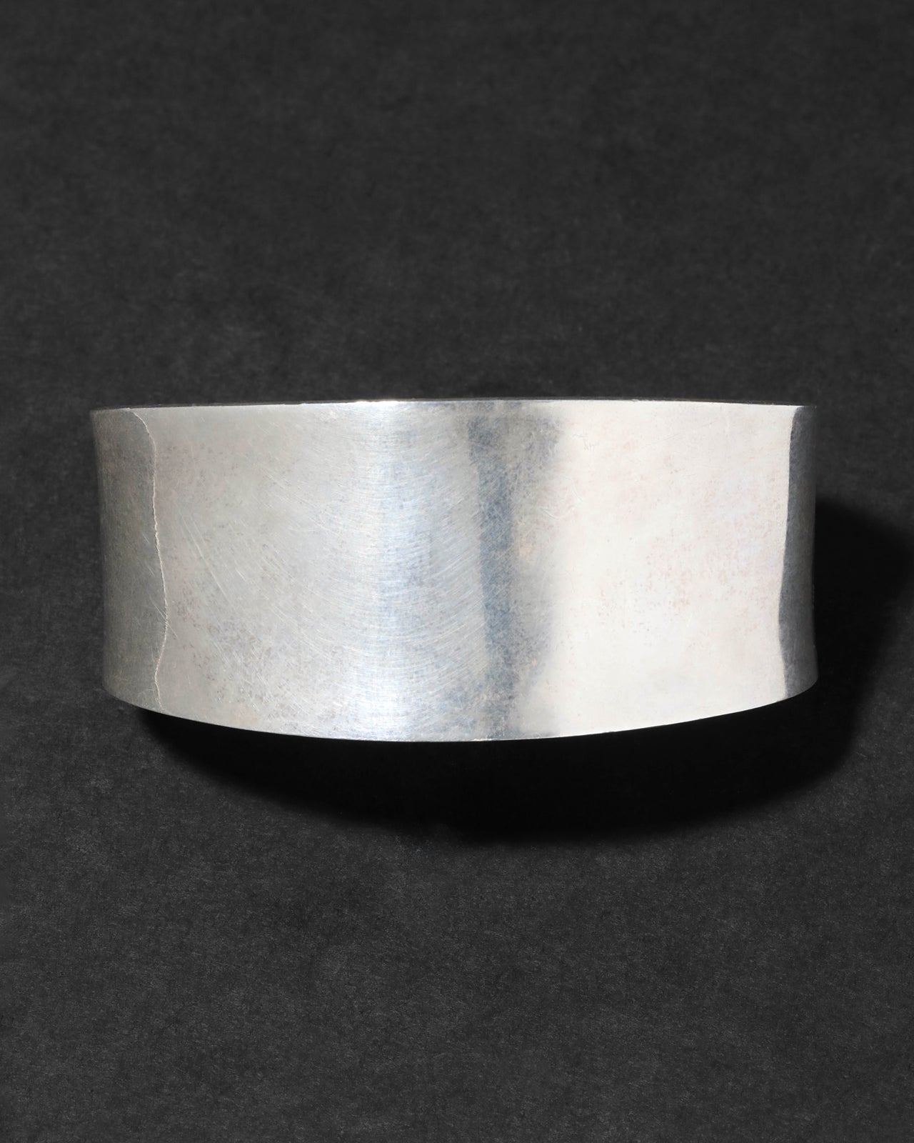 Vintage 1980s Sterling Silver Modernist Cuff Bracelet - Photo 2