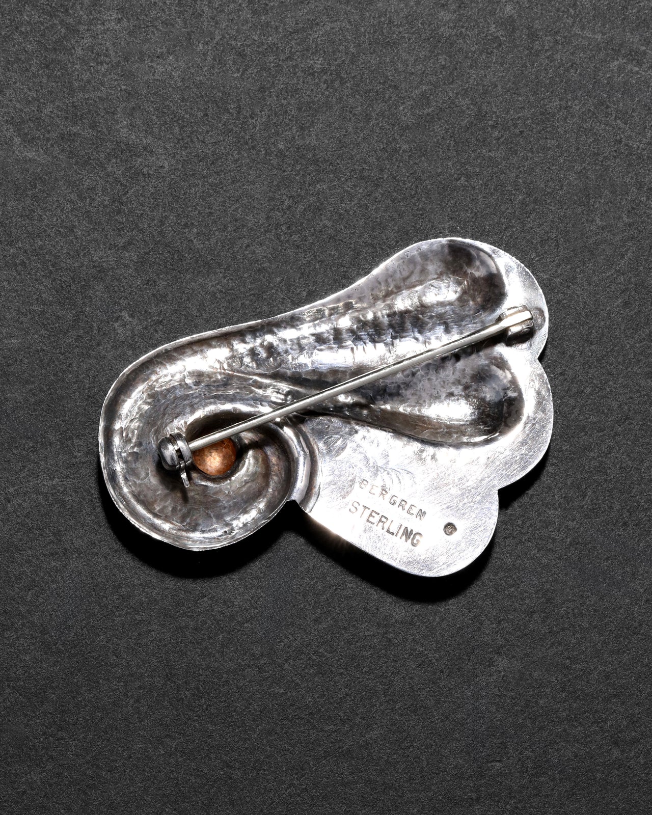 Antique Early 1900s Sterling Silver & Natural Turquoise Austrian Pin - Photo 2