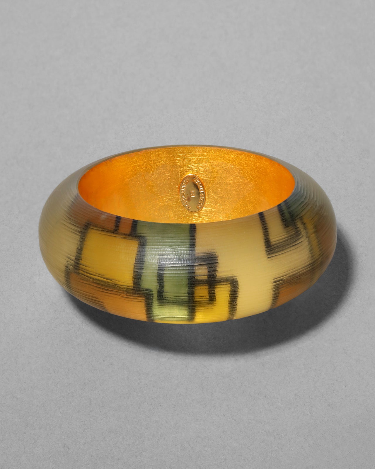 Archive Lucite Bangle Bracelet - Mod Geo - Photo 2