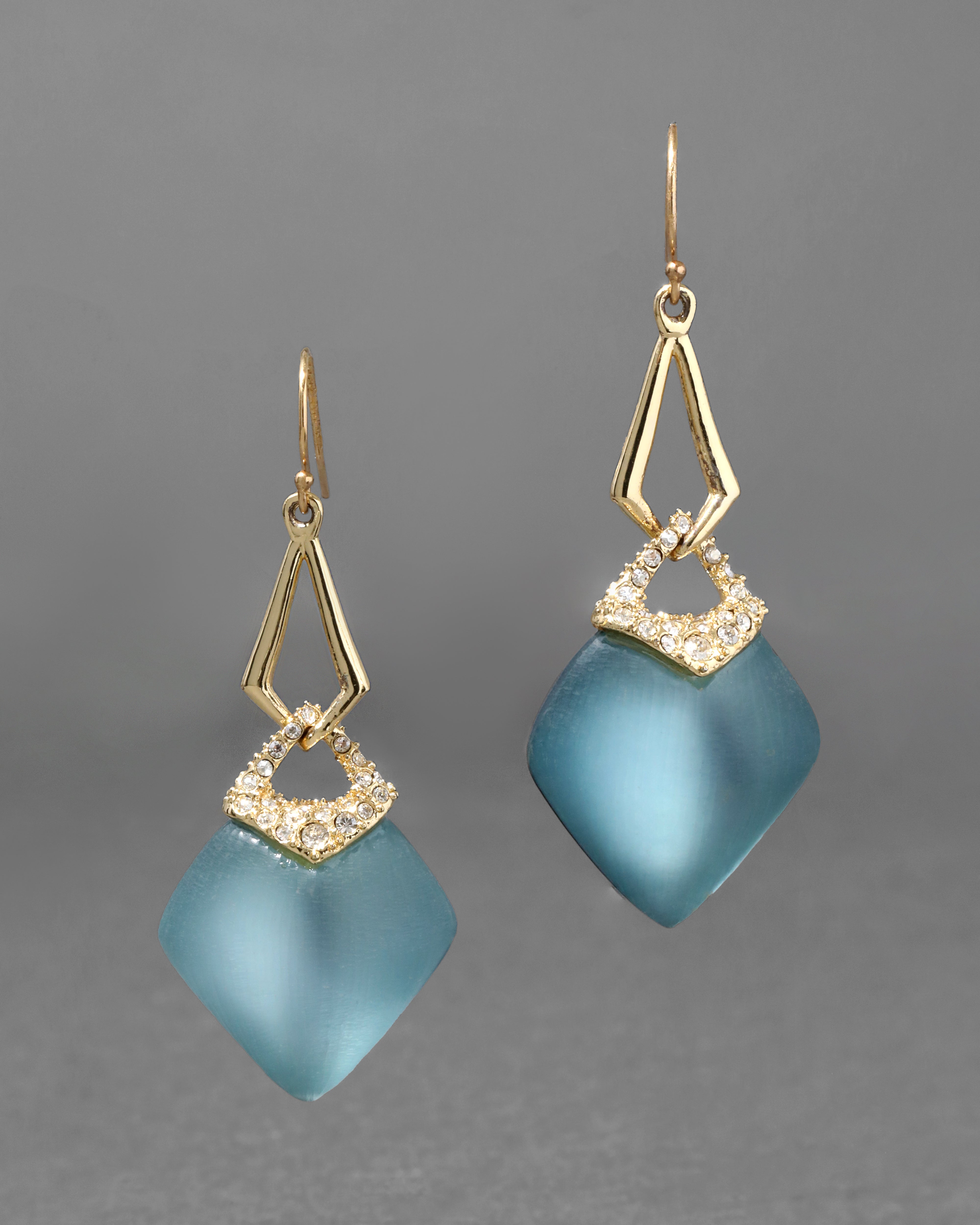 Archive Lucite Encrusted Infinity Earring