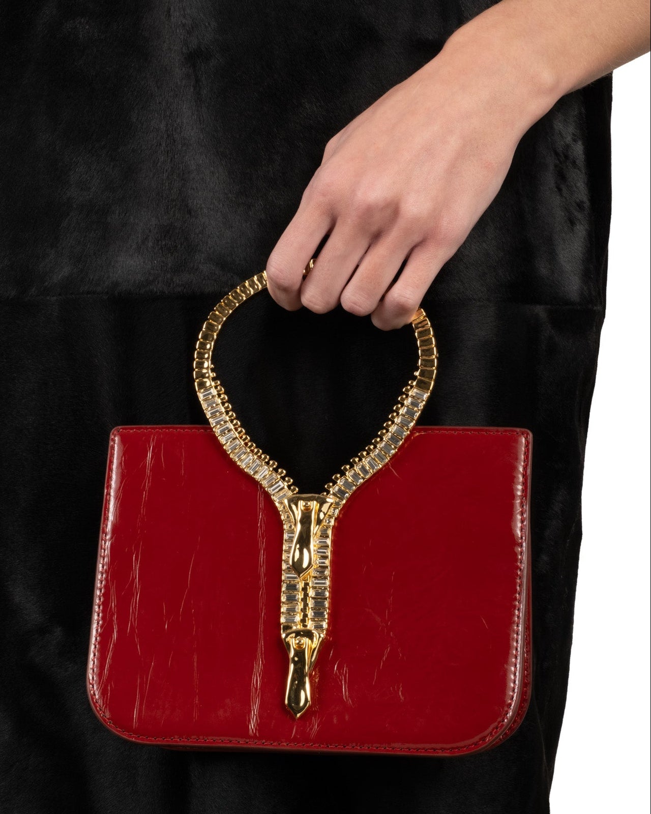 Zipper Top Handle Bag- Burnt Cranberry - Photo 2