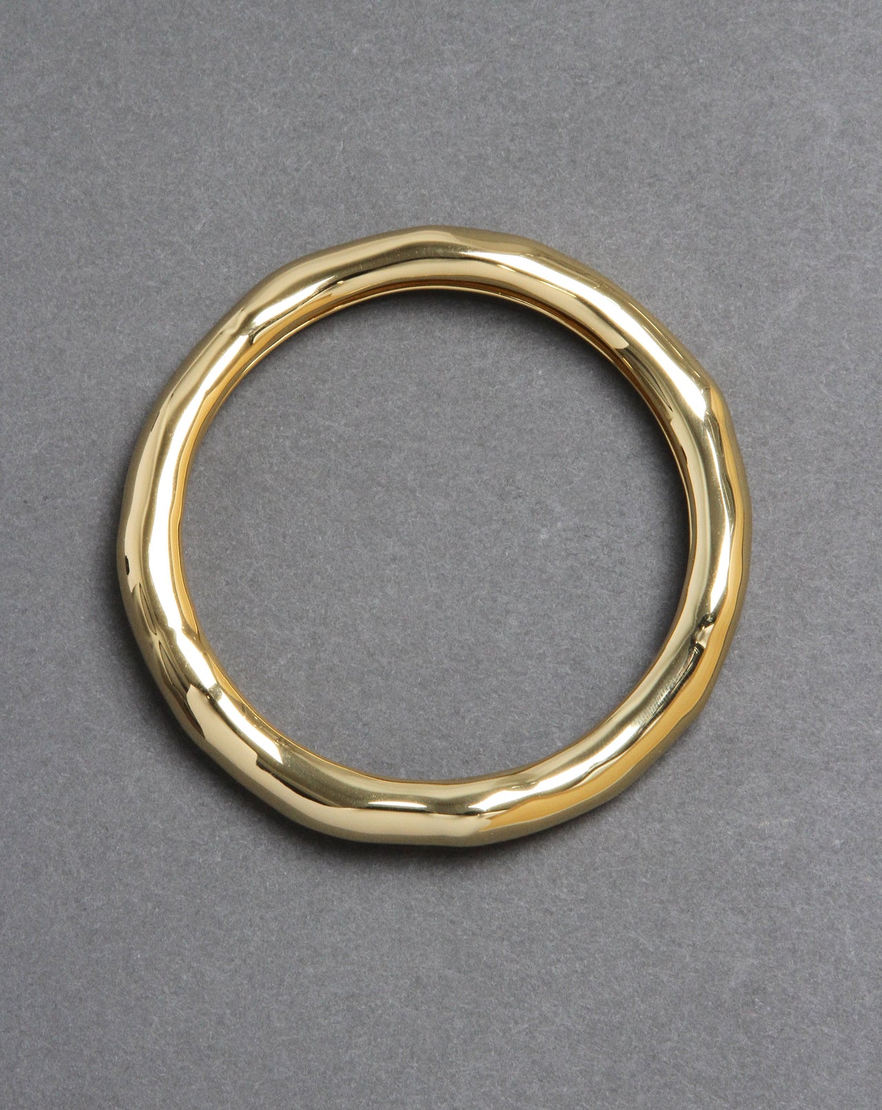Small Molten Bangle Bracelet- Gold - Photo 2