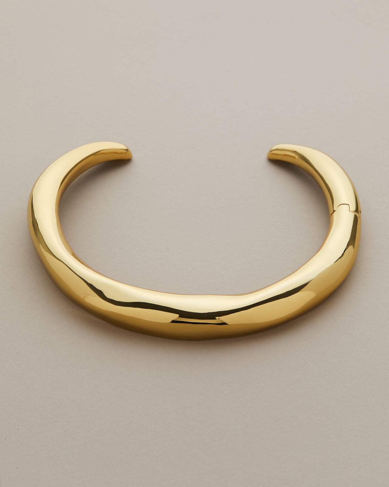 Metal Hinge Collar- Gold - Photo 2
